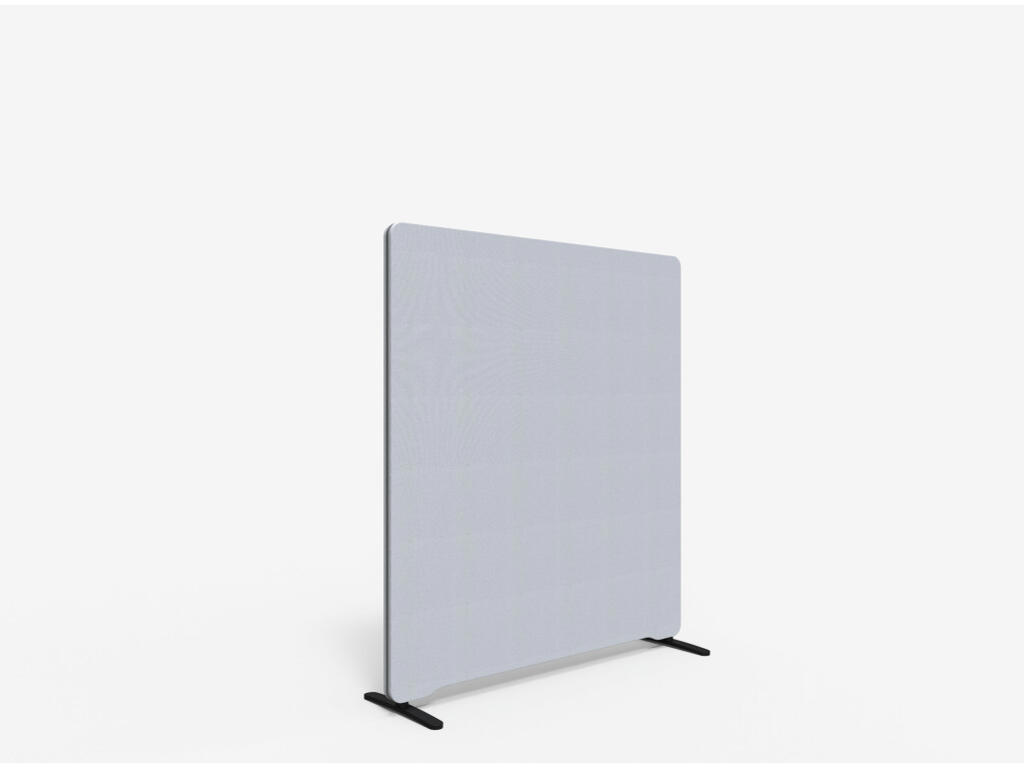 Lintex Gulvskærm Edge 1200 x 1350 mm lys grå Fiji Stof/mørkegrå Kantliste