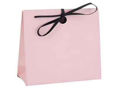 Gavepose 9x4x9cm m/hul rosa 100 stk