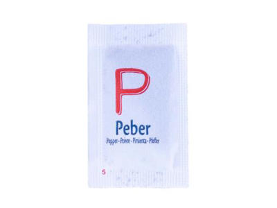 Peber i portionsbrev 0,15 g 2000 stk