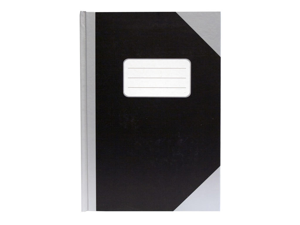 Kina notes A4 linjeret sort/sølv BNT