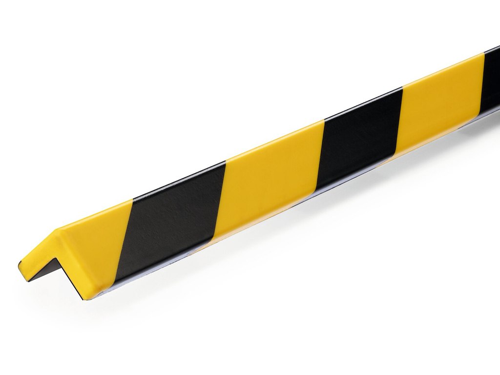 Hjørnebeskyttelsesprofil Durable C20 1m Sort/gul Magnetisk