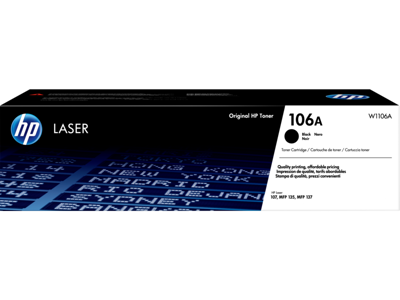 HP 106A toner W1106A sort, 1000 sider