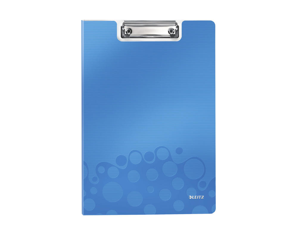 Clipboard A4 med omslag WOW blå