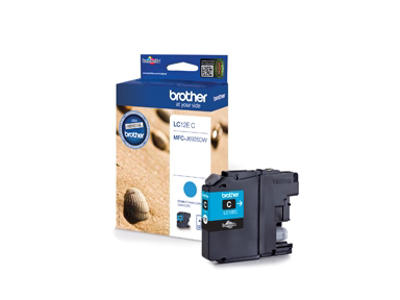 Brother blæk LC12EC cyan, 1200 sider