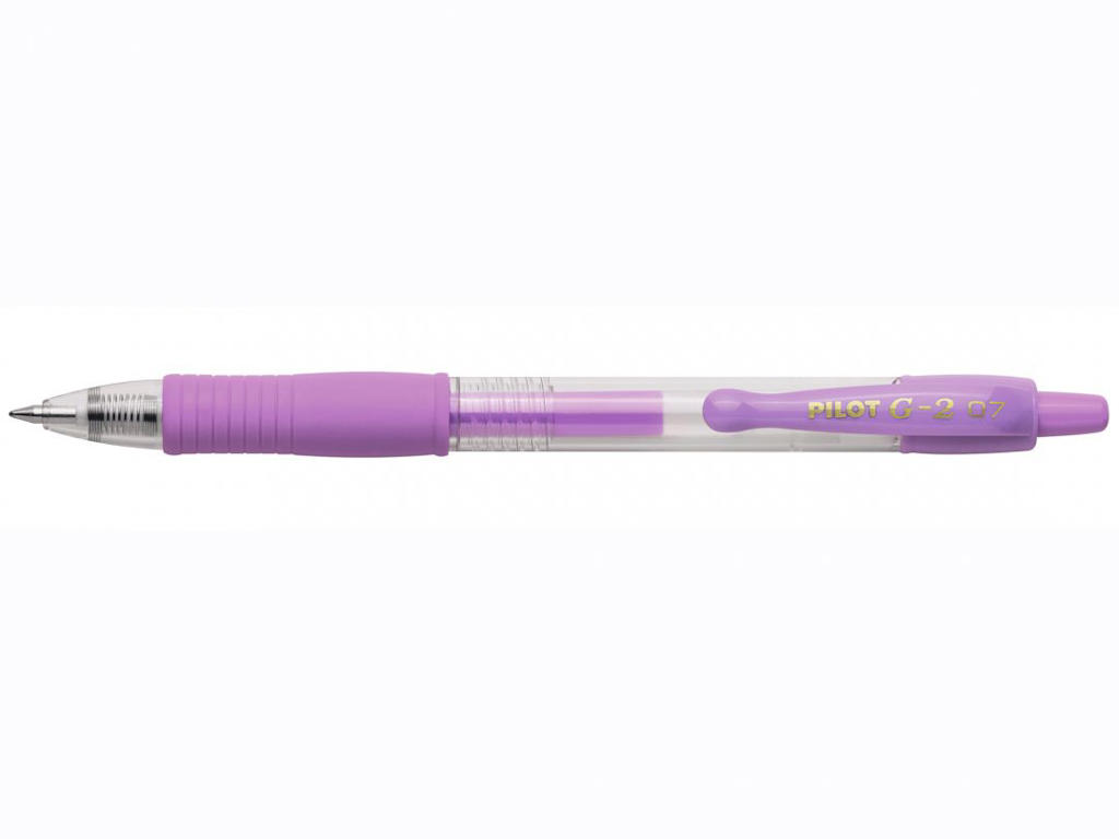 Pilot gelpen G-2 pastel 0,7 medium violet