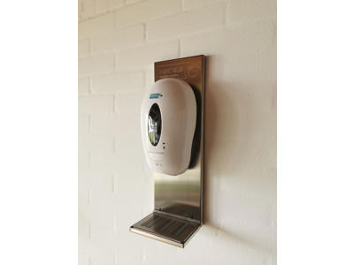 Vægstander Hertels rustfri stål 59 cm