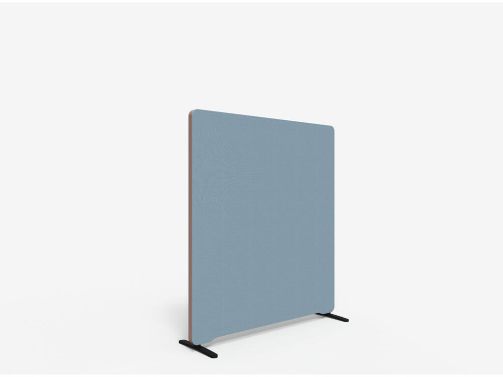 Lintex Gulvskærm Edge 1200 x 1350 mm lys blå Fiji Stof/orange Kantliste