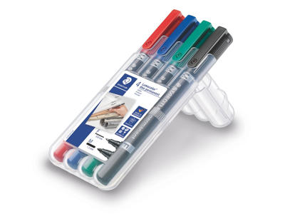 Marker Lumocolor 348 Duo F/M 4 ass.