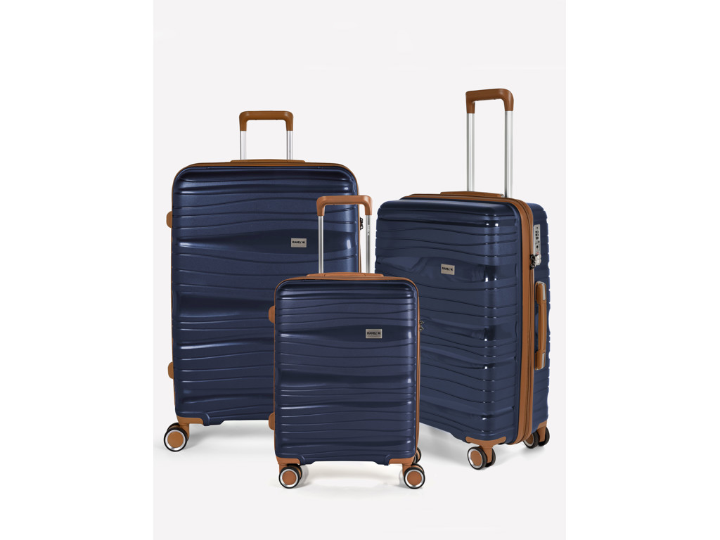 Kuffertsæt RakelW Travel Alfrida 20"-24"-28" blå