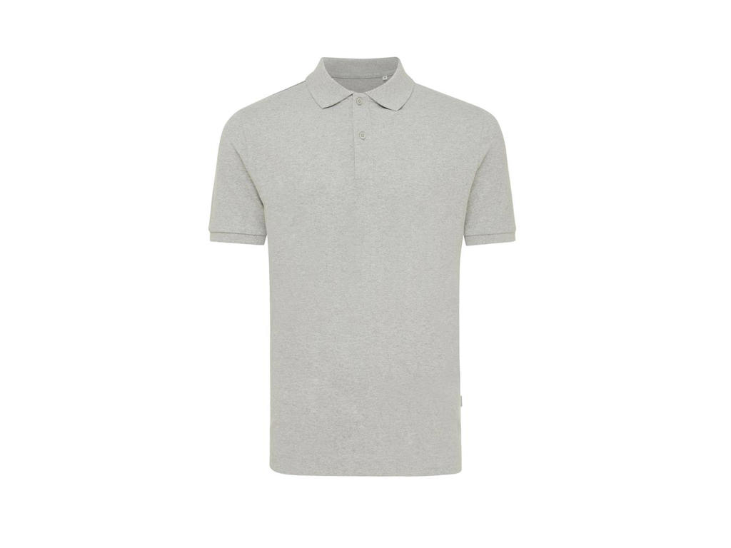 Iqoniq Yosemite polo pique i genanvendt bomuld, heather grey