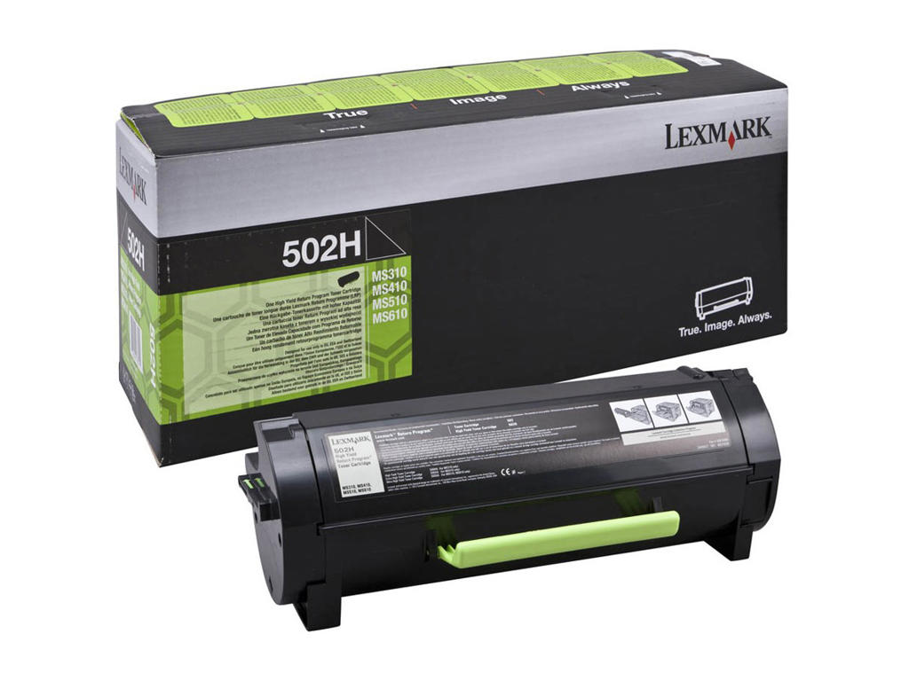 Lexmark toner 502H 50F2H00 sort, 5000 sider
