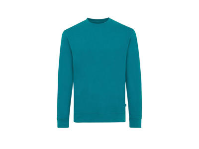 Iqoniq Zion Crew neck sweatshirt i genanvendt bomuld, verdigris