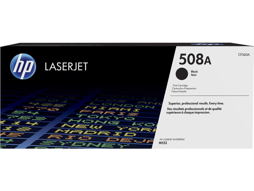 HP 508A toner CF360A sort, 6000 sider