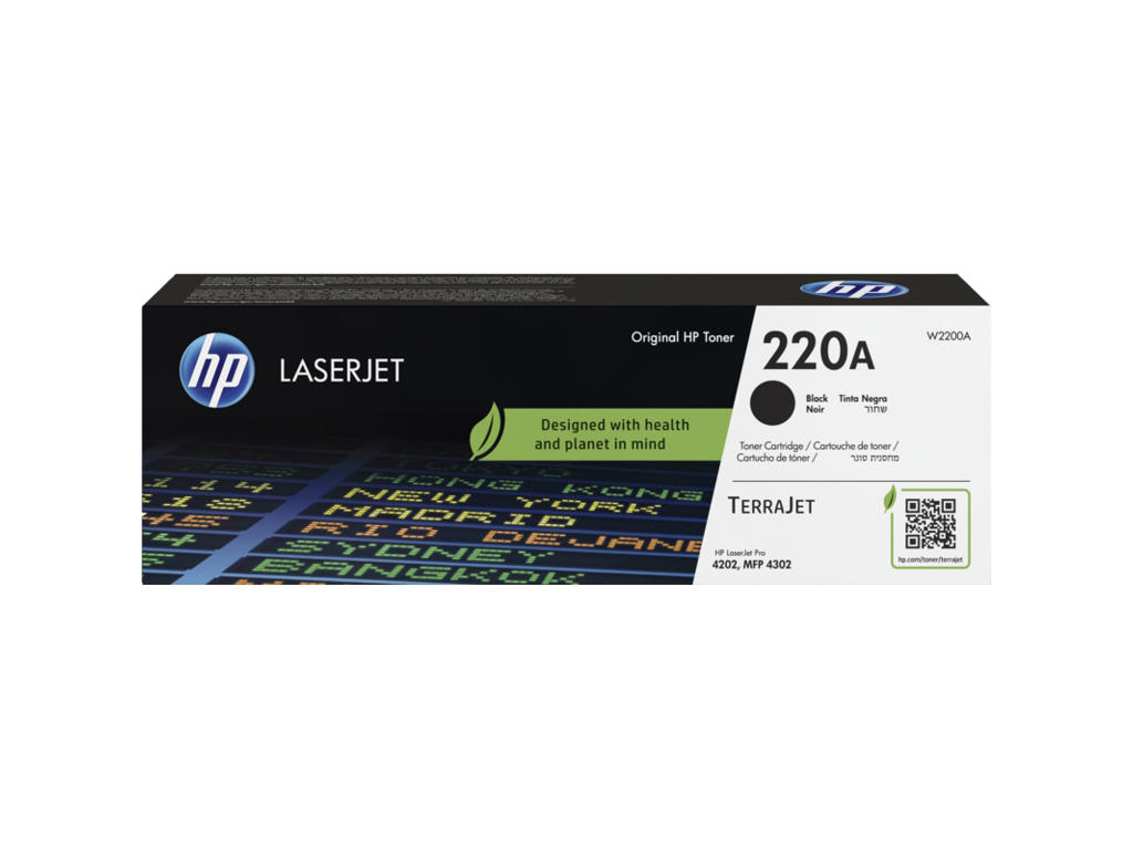 HP 220A toner W2200A sort, 2000 sider