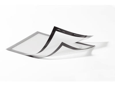 Skilt Duraframe® A4+ sølv magnetisk 2 stk