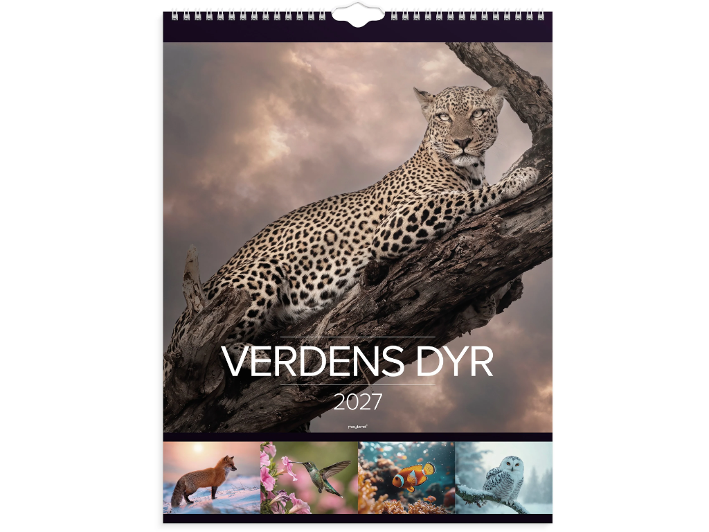 Vægkalender Verdens dyr 2027