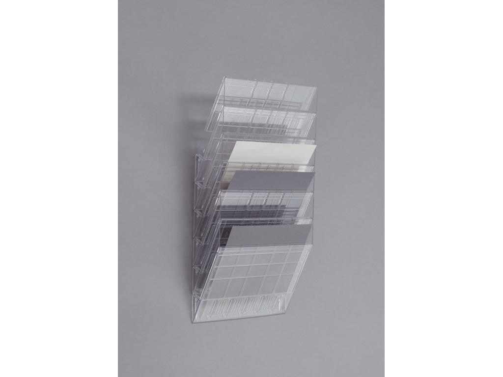 Brochureholder Flexiboxx A4 6 rum vandret klar