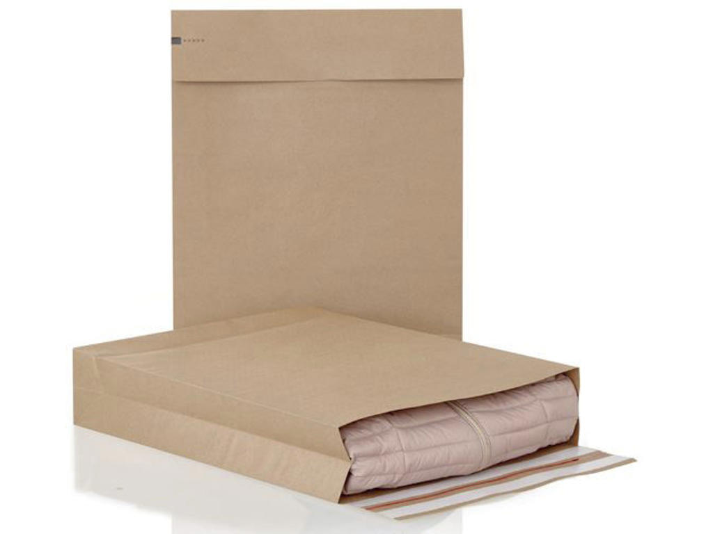 Forsendelsesposer 350x450x80mm brun papir 