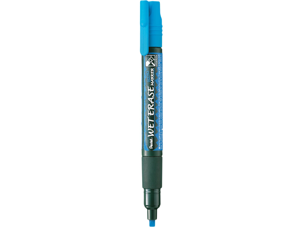 Marker chalk pentel wet erase SMW26 blå
