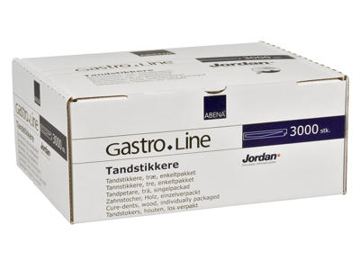 Tandstikker | Abena | trekantet | enkeltpakket i plastik | 3000 stk