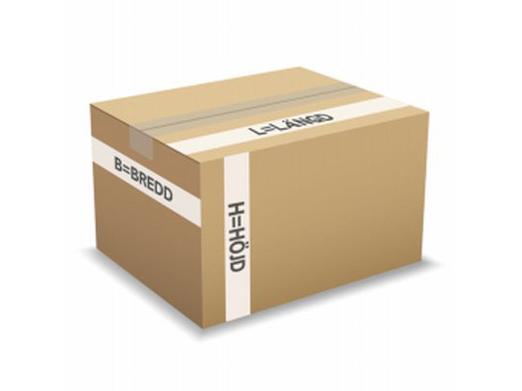 Papkasse 780 x 380 x 320 mm 7 mm