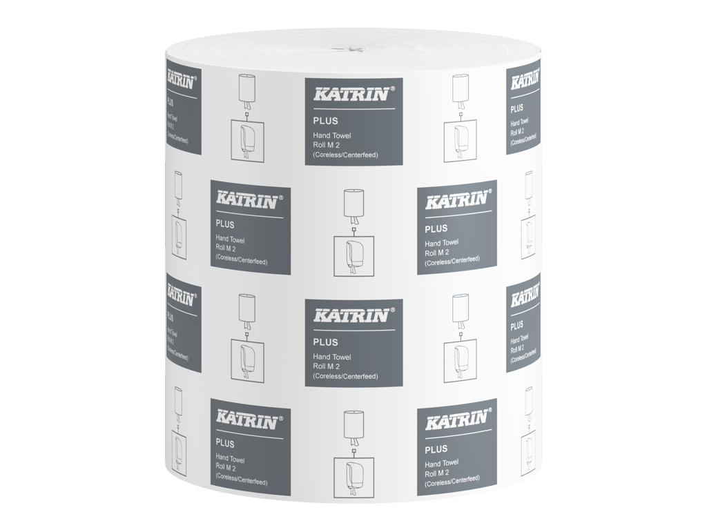 Håndklæderulle Katrin Plus M 448610 2-lags perforeret 6 rl