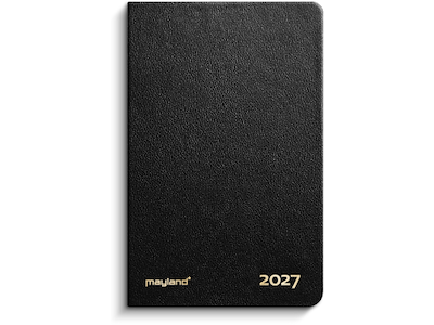 Lommekalender uge sort kunstskind indbundet 2027