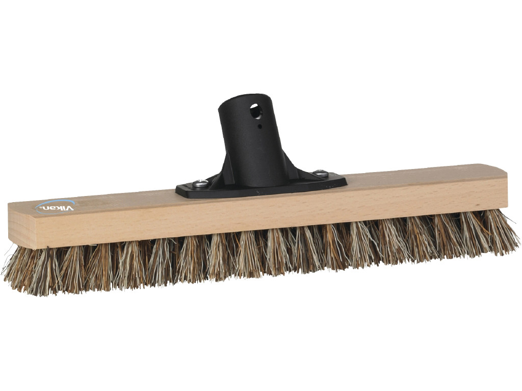 Gulvskrubbe træ/plast m/gevind 30 cm 