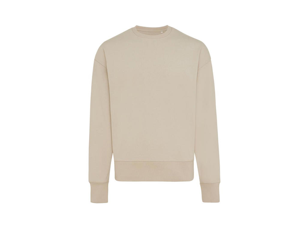 Iqoniq Kruger afslappet Crew neck i genanvendt bomuld, desert