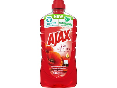 Ajax Universalrengøring vilde blomster med farve & parfume 1 liter
