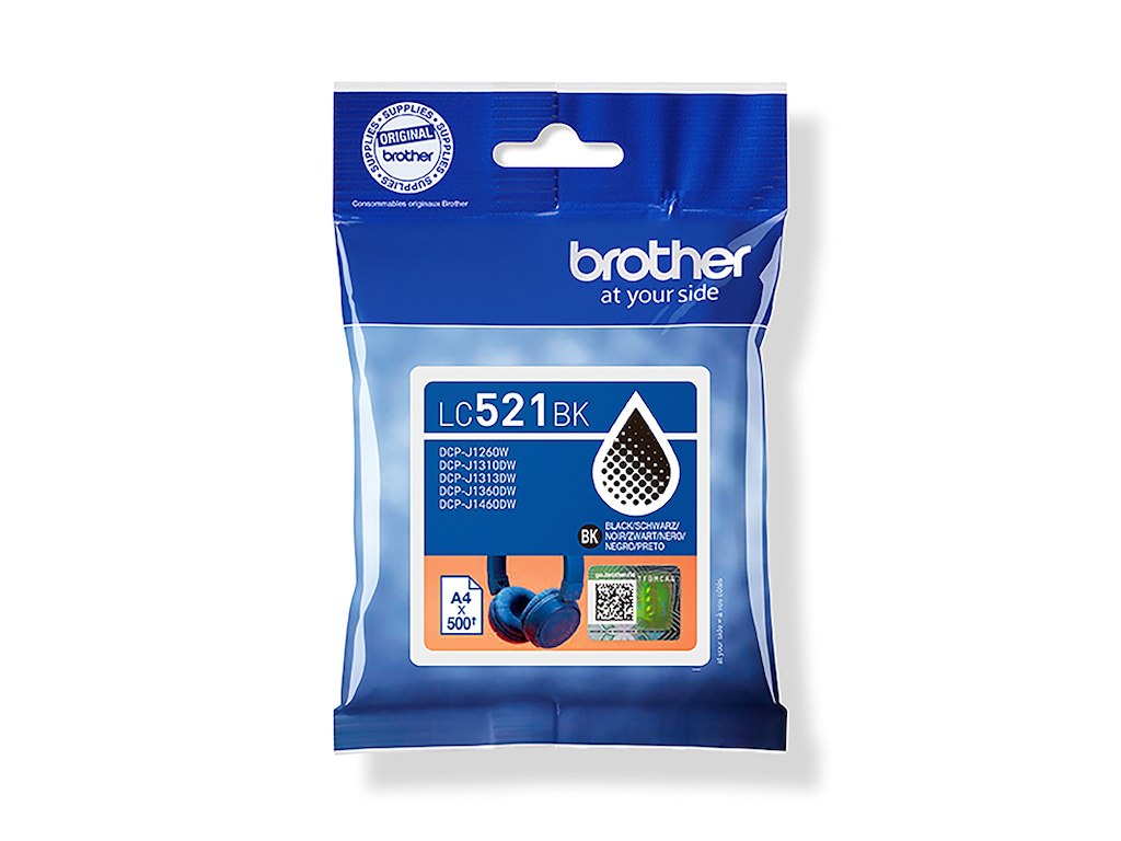 Brother Blæk Lc521 Sort 500 Sider