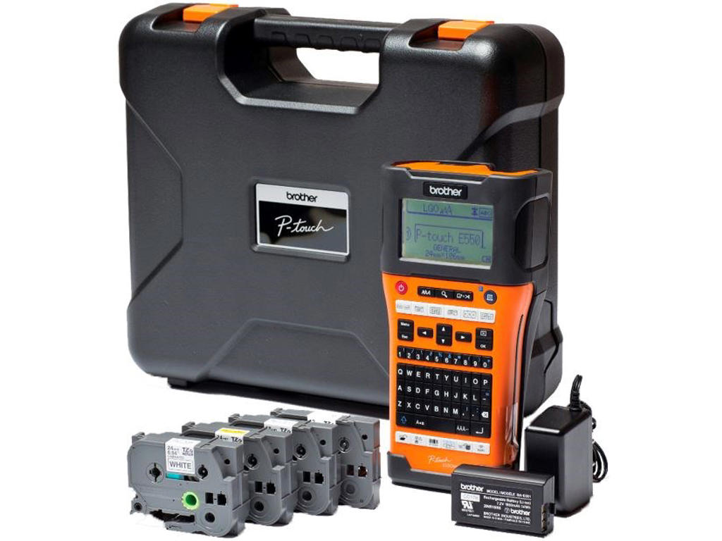 Brother labelprinter PT-E550WSP inkl. 4 tapes