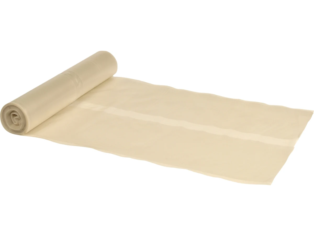 Affaldssæk | 70x120 cm | 110 L | klar | 70 mic | LDPE | 10 stk