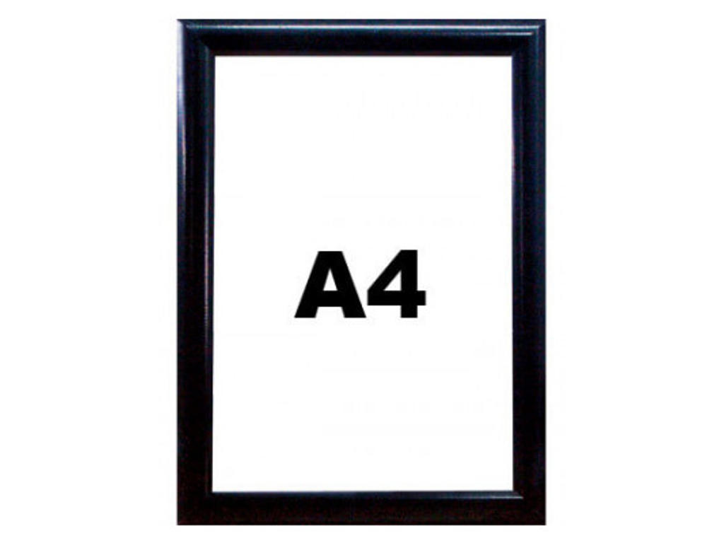 Snapramme Twin Light A4 25 mm sort 