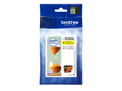 Brother blæk LC3235XLY gul, 5000 sider