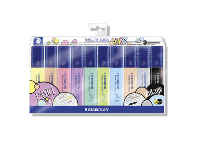 Tekstmarker Staedtler 364-CWP10 pastel farver