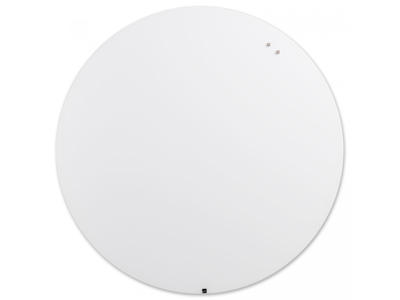 Magnetisk glastavle Naga | Ø 100 cm | Pure White
