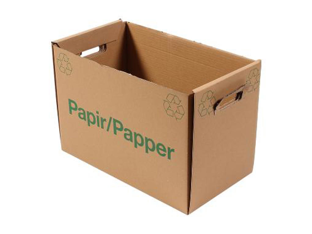 Papkasse 440x244x300 m til papiraffald