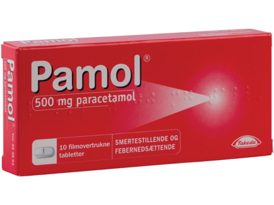 Pamol 500 mg 10 stk