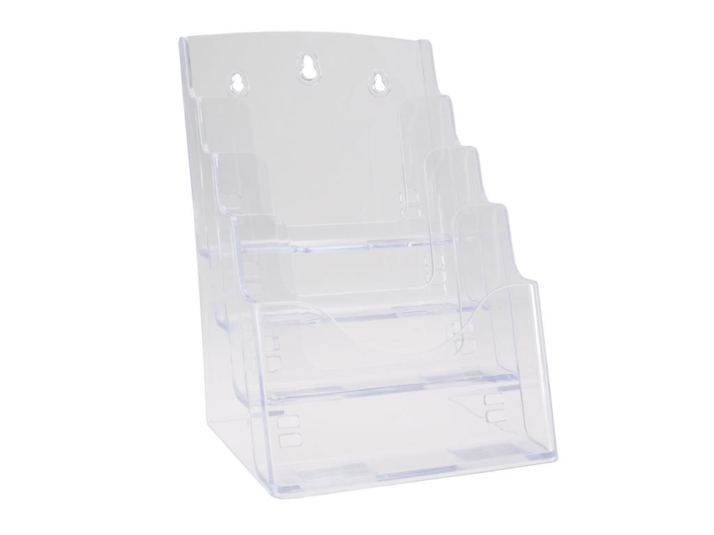 Brochureholder A5 4 rum til bord/væg