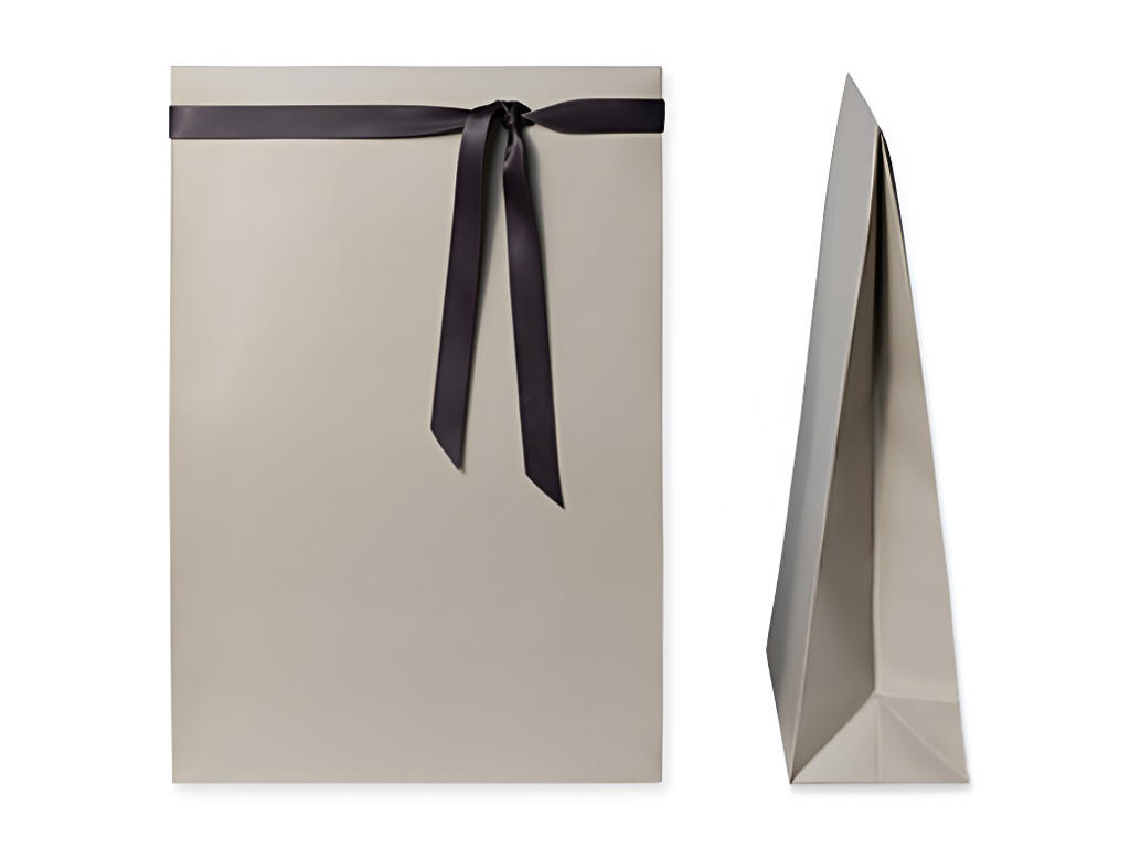 Gavepose 29x12x42+12cm m/tapelukning sand 100 stk