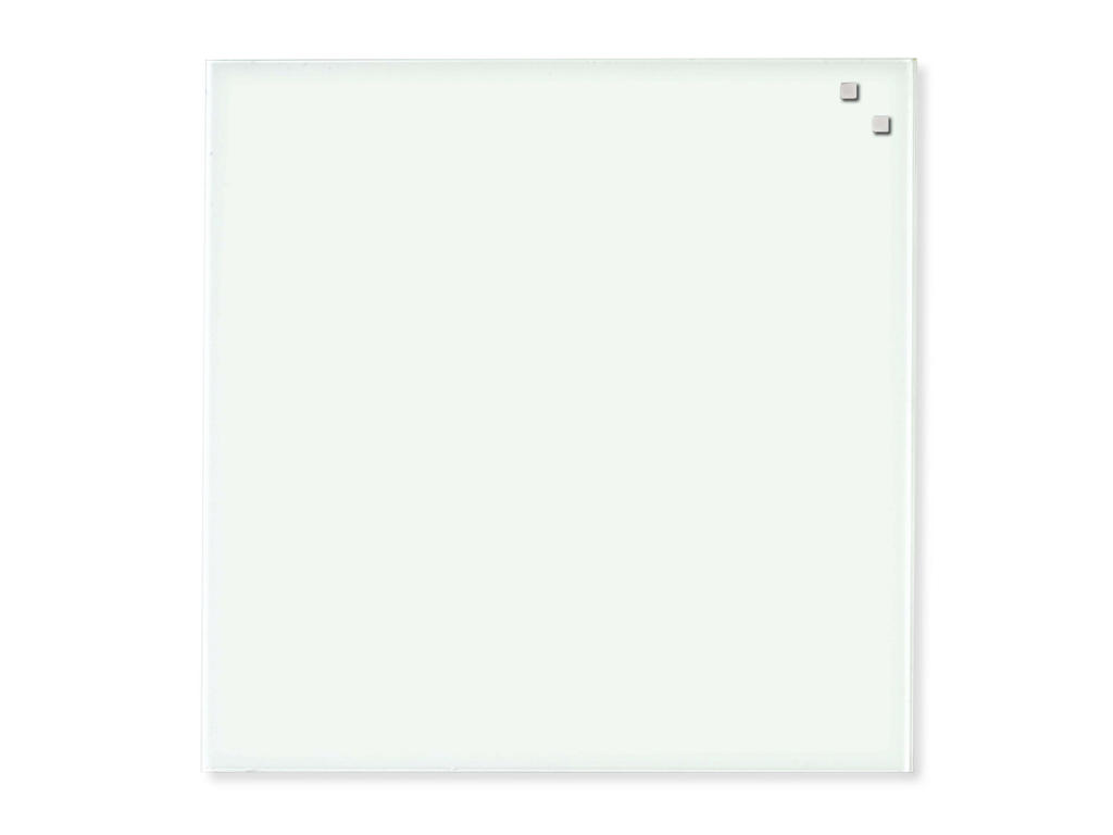 Magnetisk glastavle Naga | 45 x 45 cm | Hvid