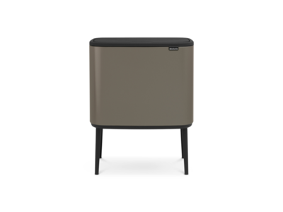 Brabantia affaldsspand med låg | Bo Touch Bin | 11 + 23 liter | Platinum