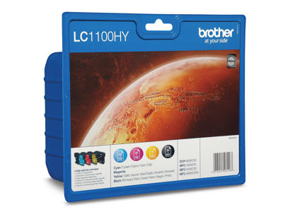 Brother blæk LC1100HY CMYK
