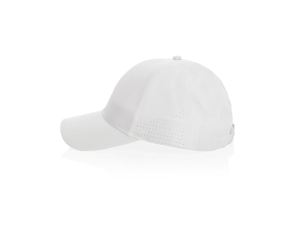 Impact Aware&trade; Rpet 6 Panel Sports cap, Hvid
