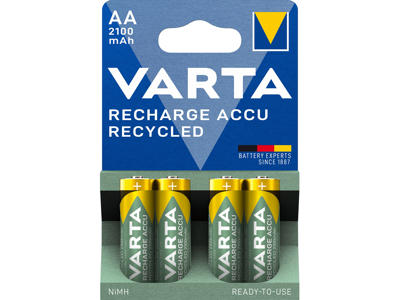 Batteri Varta genopladelig AA 2100 mAh 4 stk