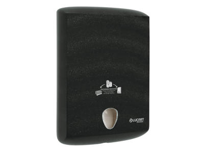 Dispenser Lucart EcoNatural håndklædeark sort