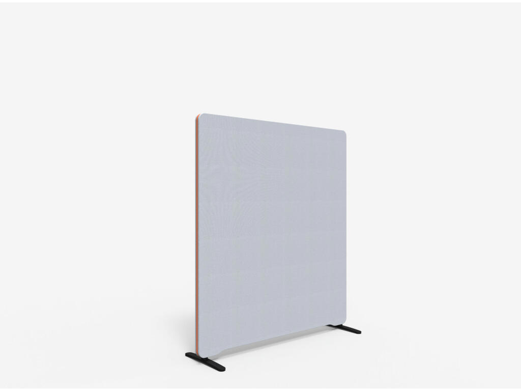 Lintex Gulvskærm Edge 1200 x 1350 mm lys grå Fiji Stof/orange Kantliste