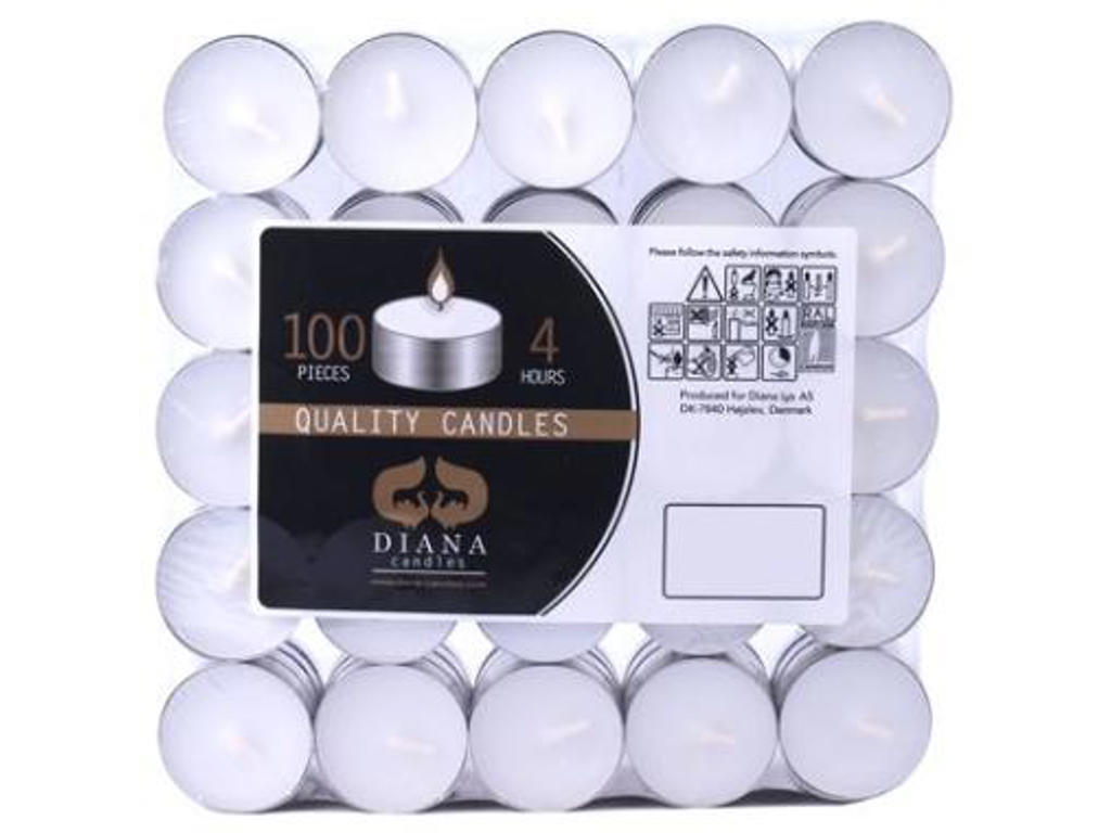 Fyrfadslys 4 Timer 1000 stk