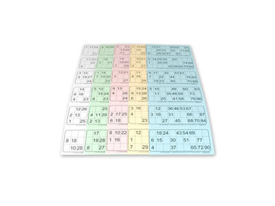 S-Bingo kupon hvid 100 blade